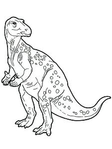 דף צביעה טירנוזאור