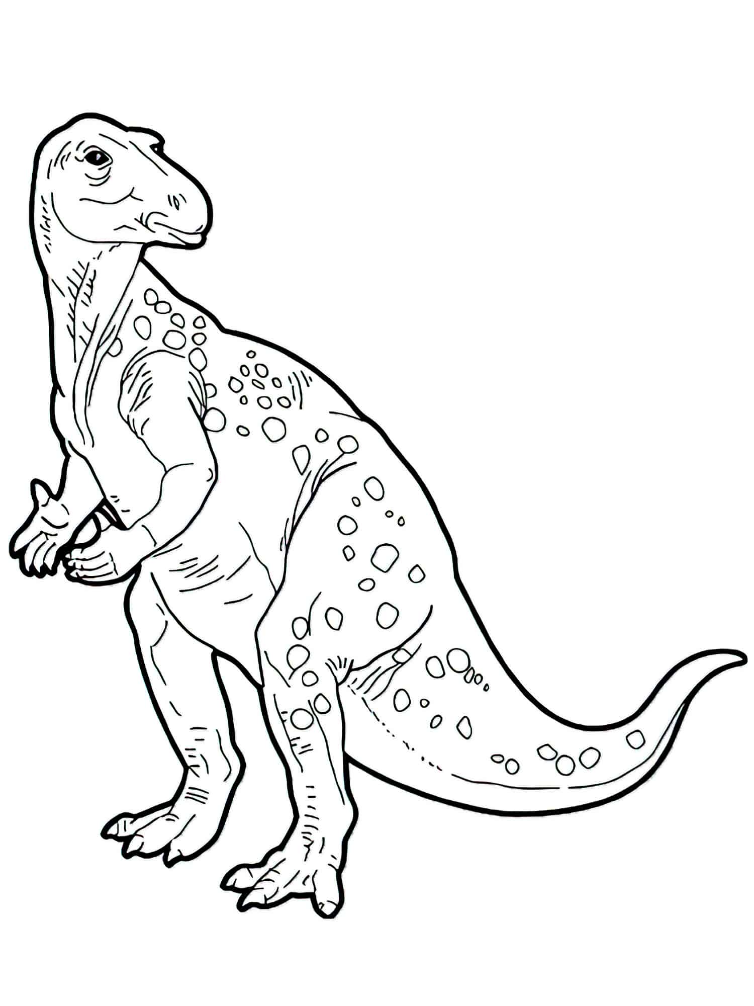דף צביעה טירנוזאור