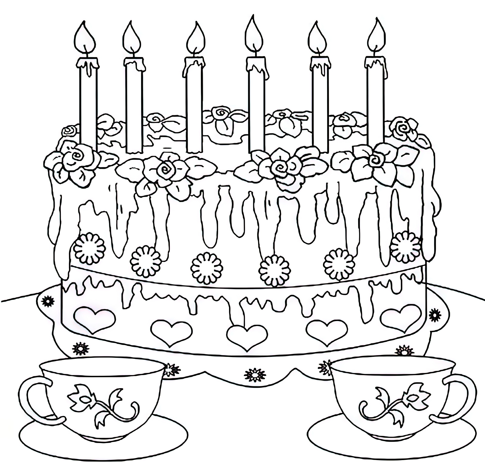 Распечатать картинку на торт. Раскраска "с днем рождения!". День рождения ИА раскраска. Раскраска торт на день рождения. Открытка раскраска с днем рождения.